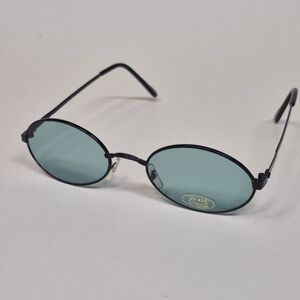 Source Unknown Black and Teal Sunglasses